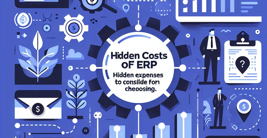 ERP 系统隐性成本：选型时需注意的隐藏支出
